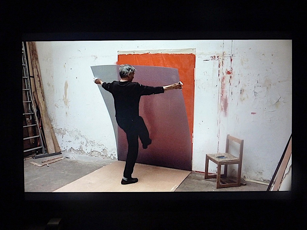 Jean-Pierre Bertrand, Didier Morin, ’’Dans l’atelier de Jean-Pierre Bertrand’’, vidéogramme,  © Didier Morin, 2010